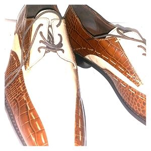 Stacy Adams,Cream n Peanut Butter,Loafers.